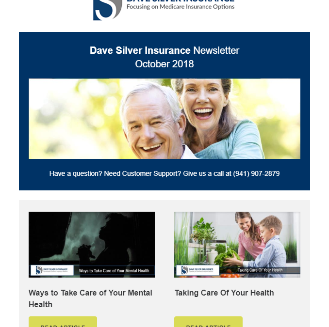Dave Silver Insurance Agency Newsletter – October 2018