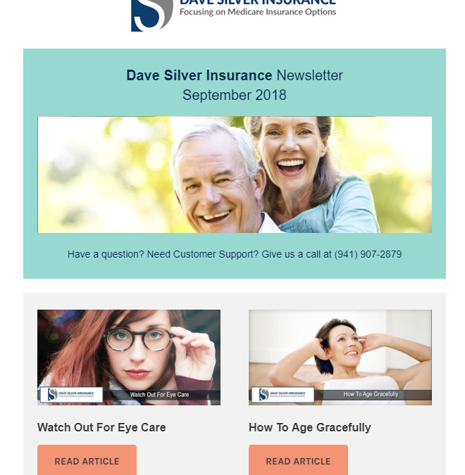 Dave Silver Insurance Agency Newsletter - September 2018