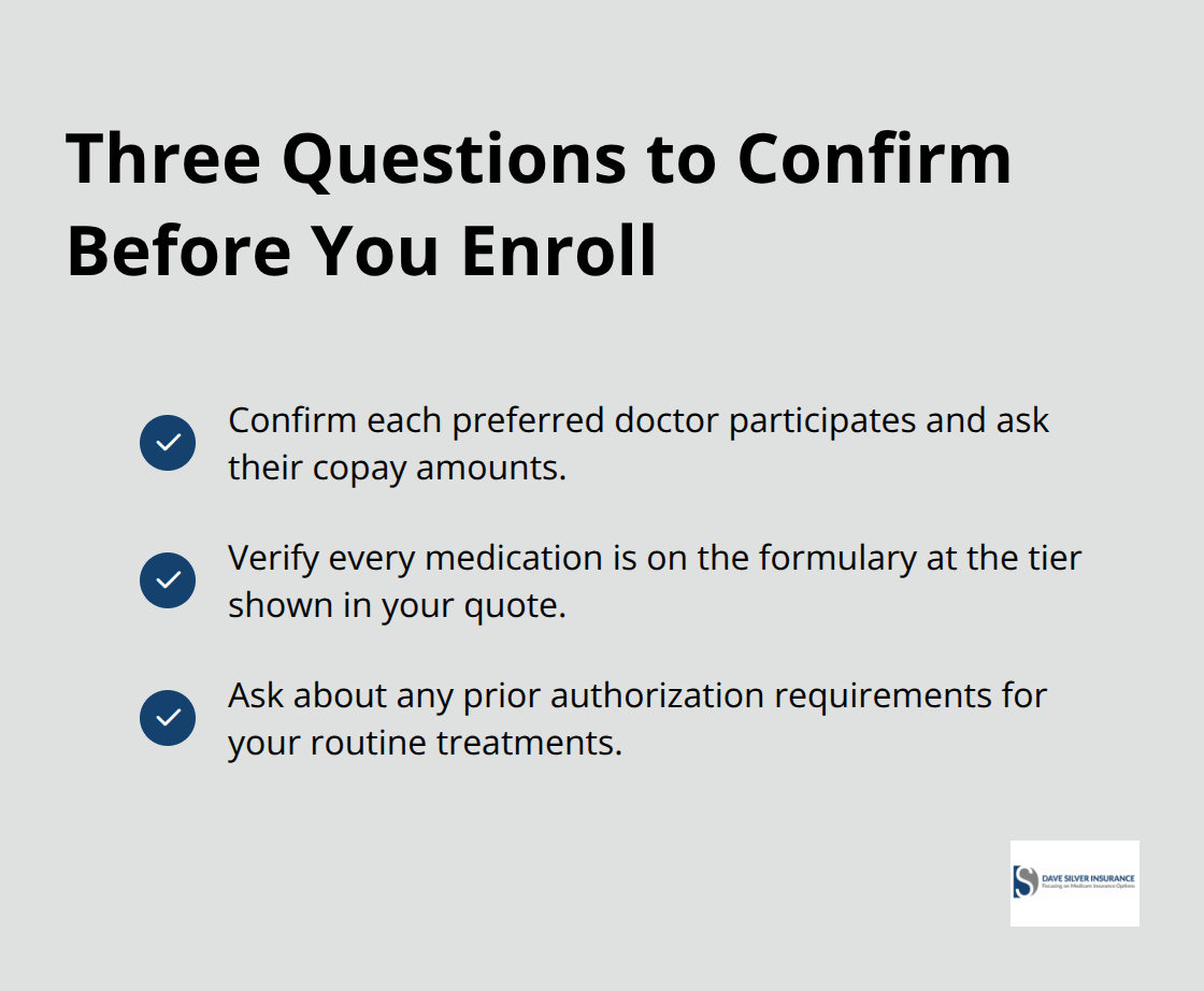 Checklist of three questions to ask a plan’s member services before choosing a Medicare plan - Medicare quotes online